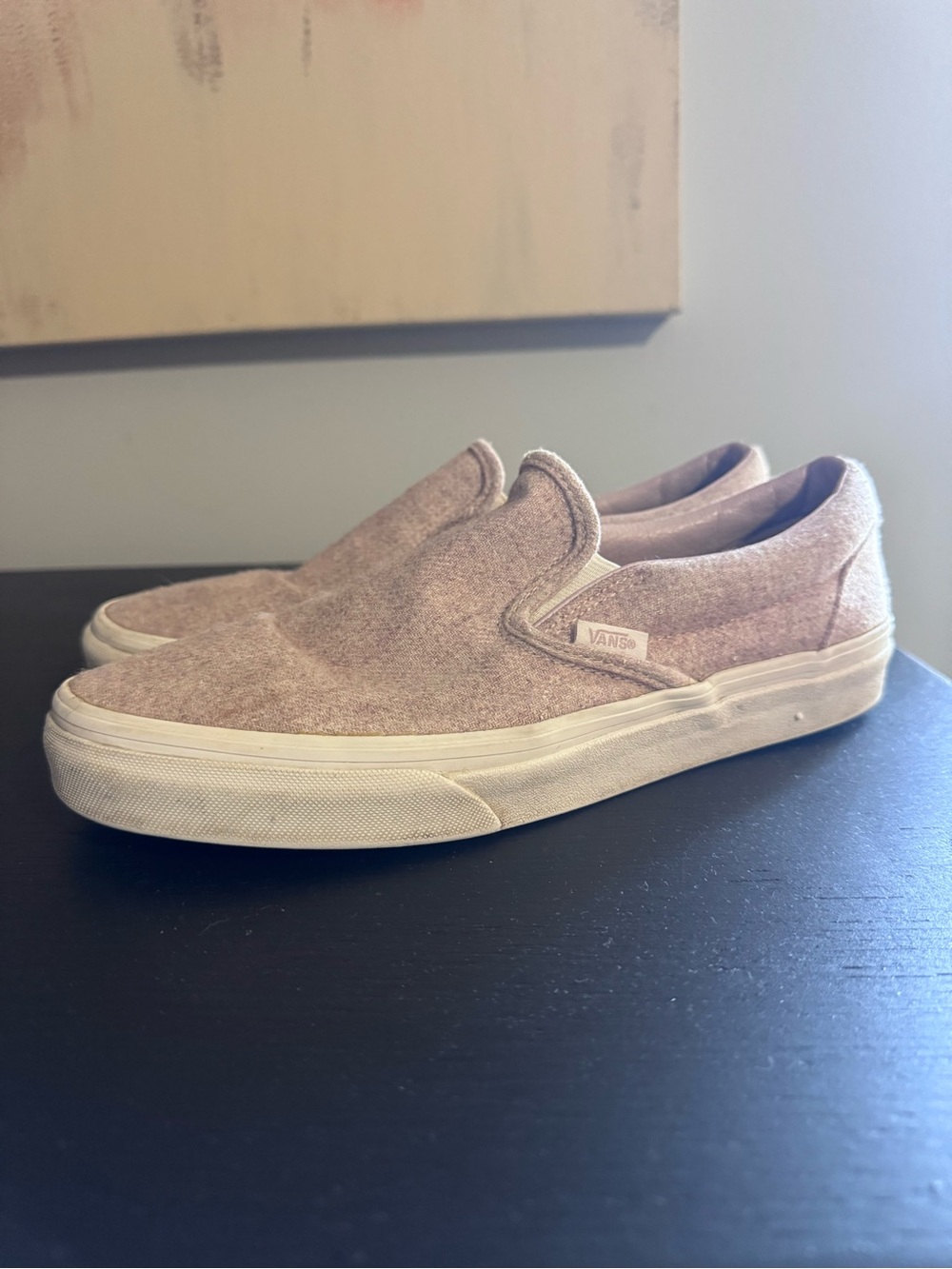 Vans Slip-On Sneakers in Blush Pink